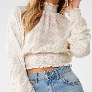 NWT High Neck Blouse